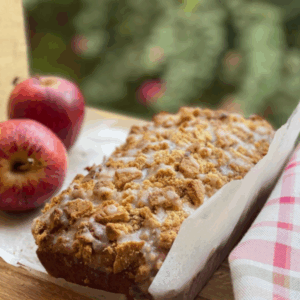 Apple Lotus Crumble Cake