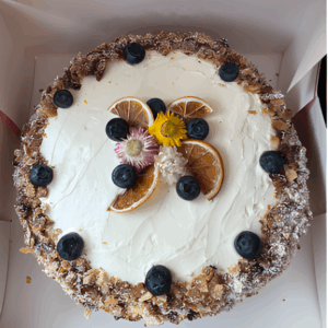 Blueberry Lemon Birthday Cake