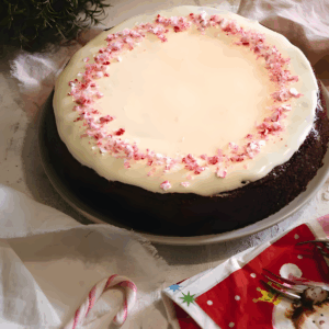Peppermint Red Velvet Cake