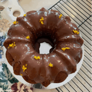 Orange Chocolate Chunk Cake